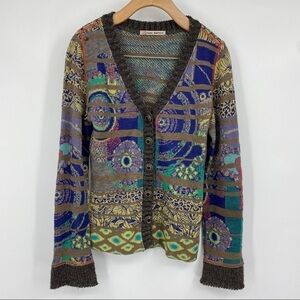 Anthropologie Aldomartin’s V neck wool cardigan 4